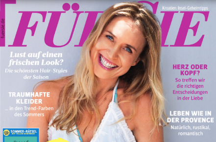 Interview in the German Women’s Magazine FÜR SIE